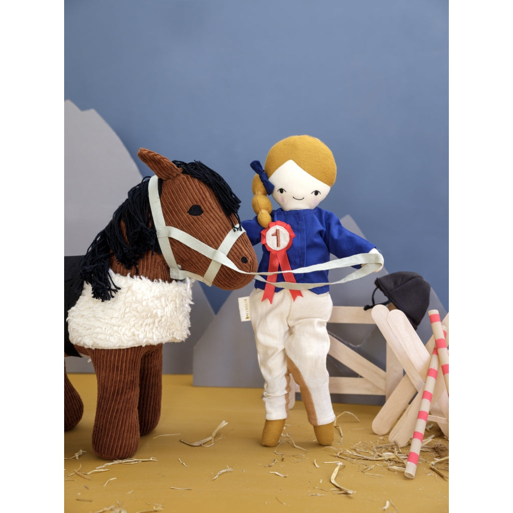 Fabelab Fab Friends - Horse Hector Teddies & Dolls Chestnut