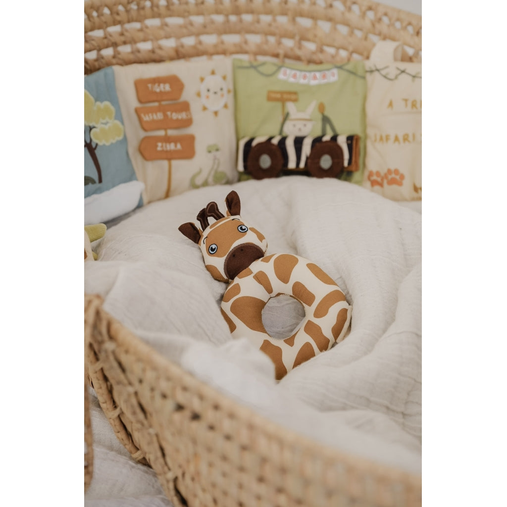 Fabelab Fabric Book - Safari Baby Toys Seedpearl