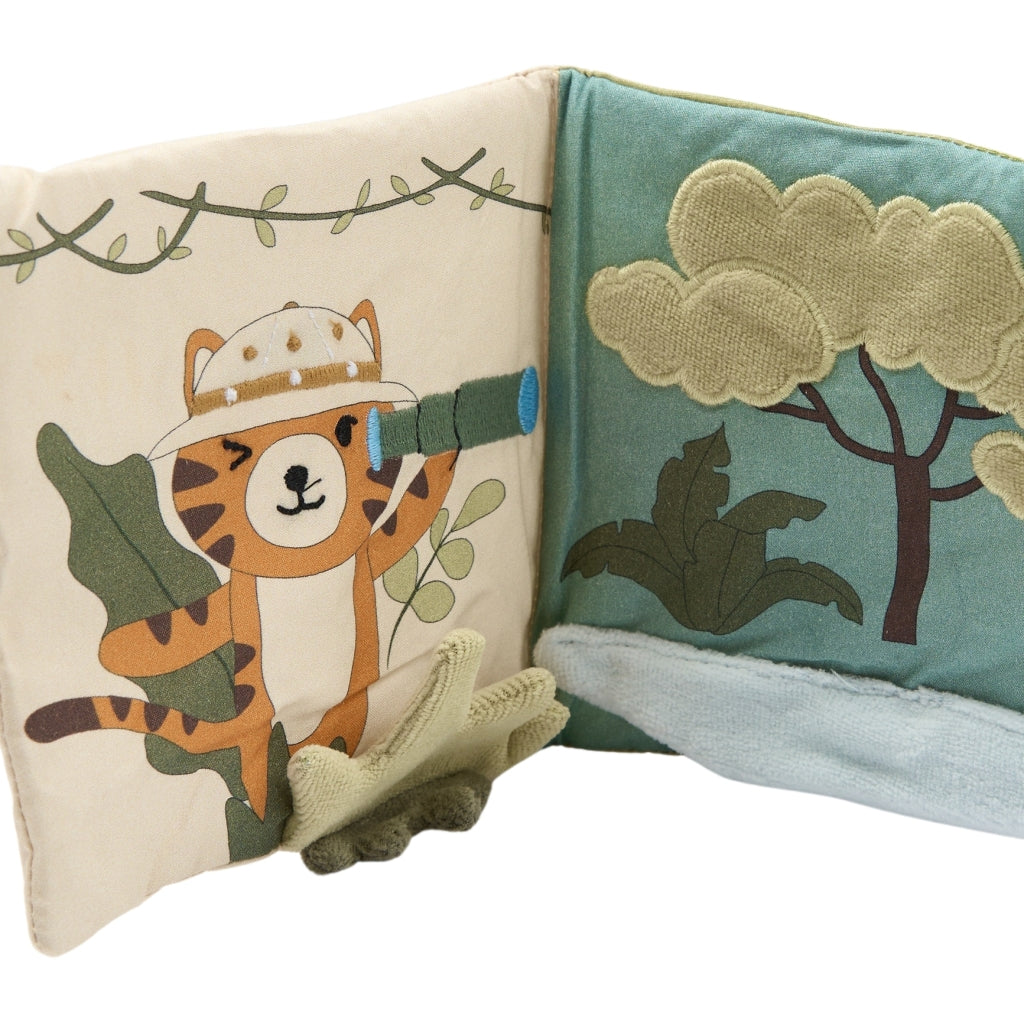 Fabelab Fabric Book - Safari Baby Toys Seedpearl