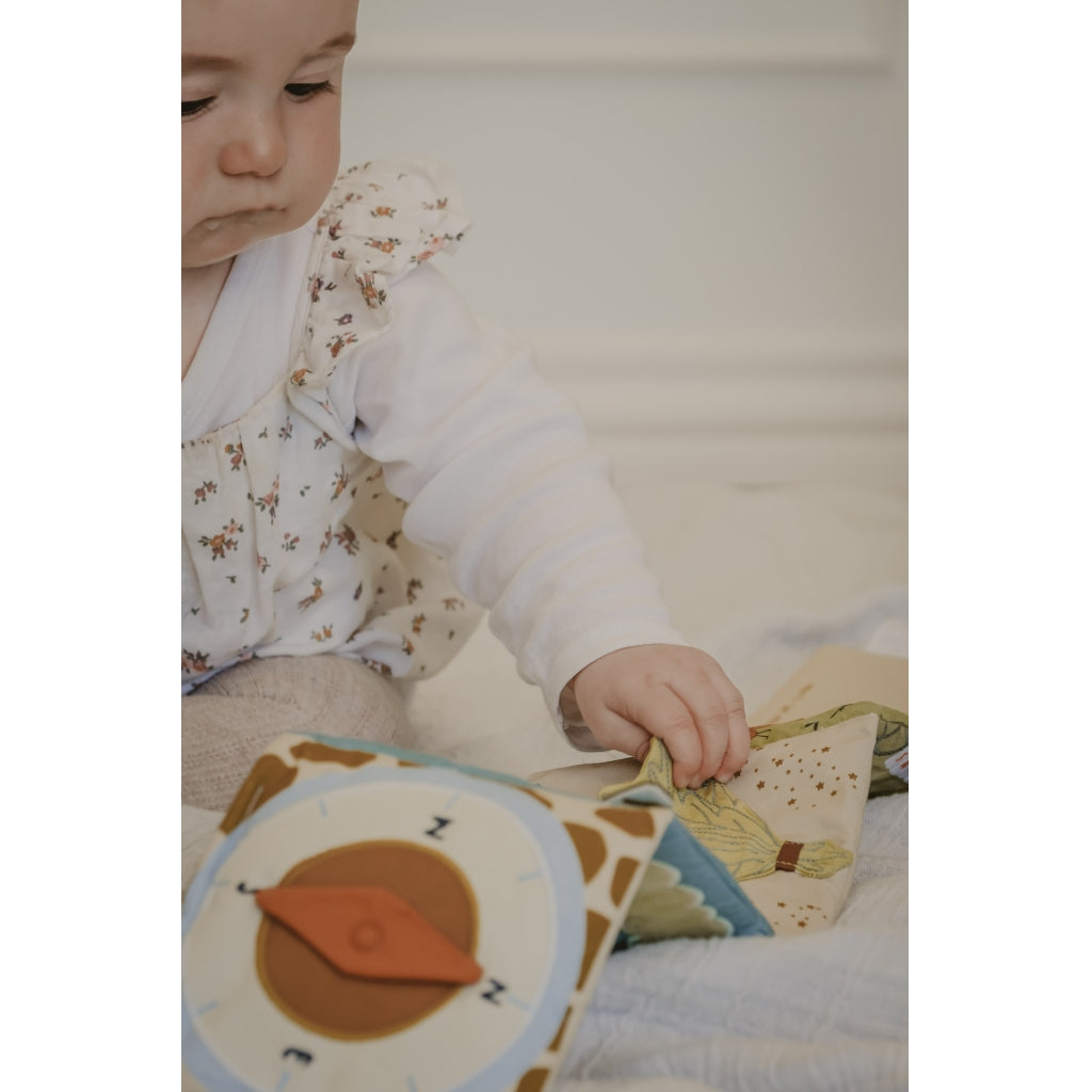 Fabelab Fabric Book - Safari Baby Toys Seedpearl