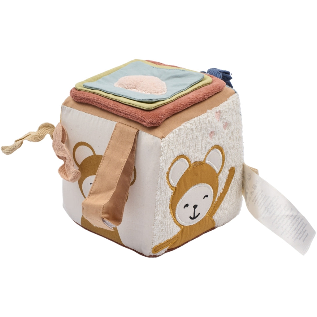 Fabelab Fabric Cube - Bob has feelings Baby Toys Multi Colours