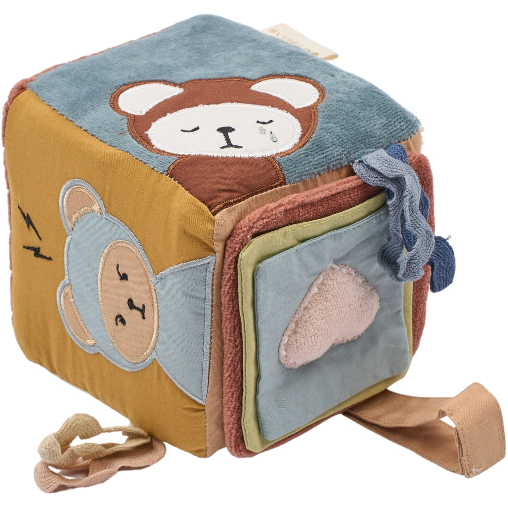 Fabelab Fabric Cube - Bob has feelings Baby Toys Multi Colours