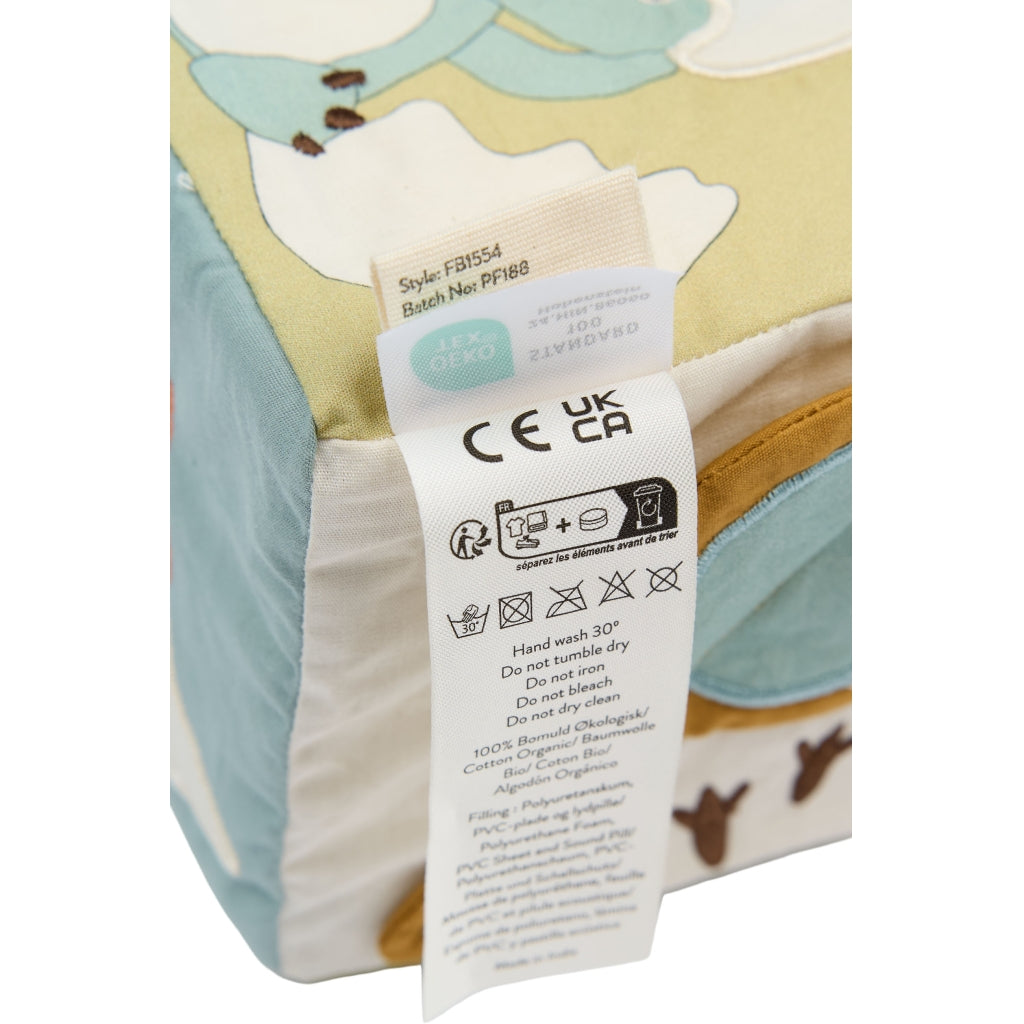 Fabelab Fabric Cube - Dinoland Baby Toys Seedpearl