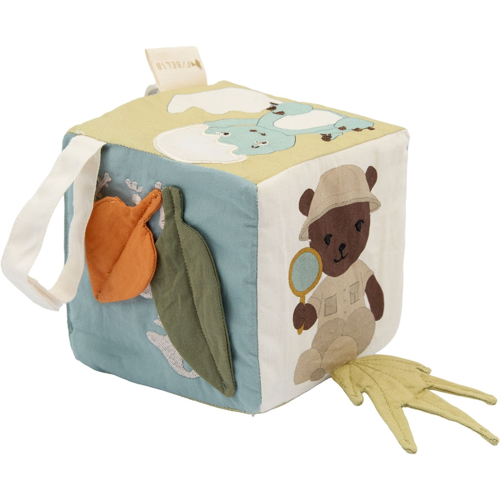 Fabelab Fabric Cube - Dinoland Baby Toys Seedpearl
