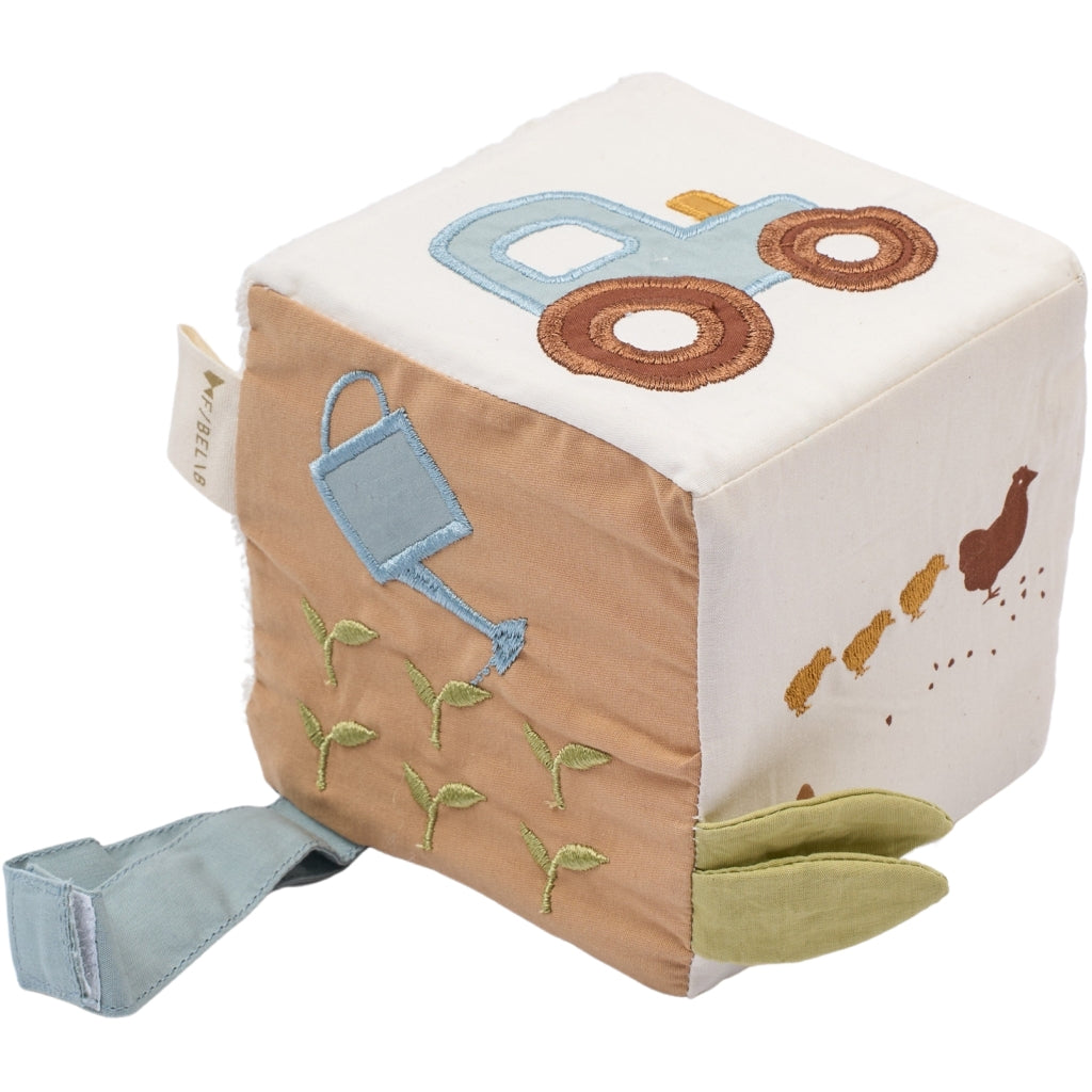 Fabelab Fabric Cube - Little Farm Baby Toys Multi Colours
