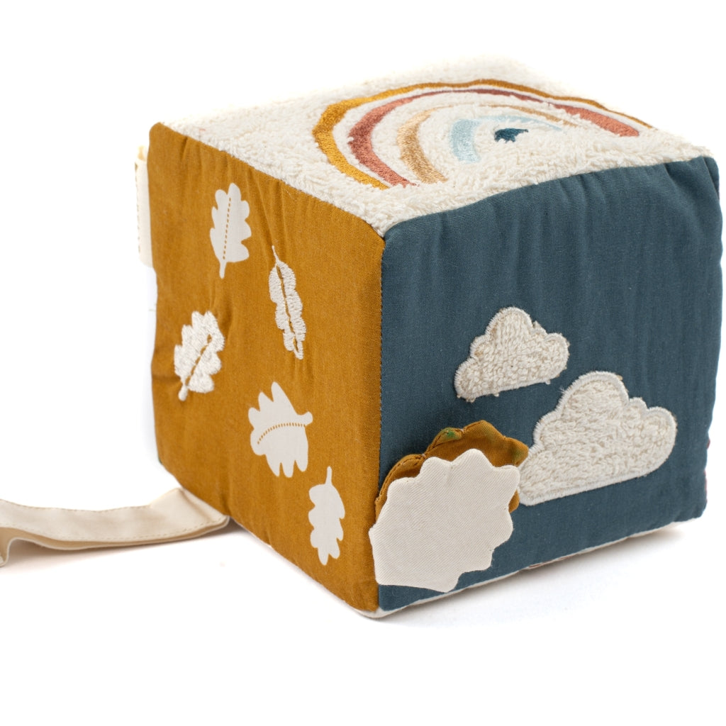 Fabelab Fabric Cube - Nature Adventures Baby Toys Multi Colours
