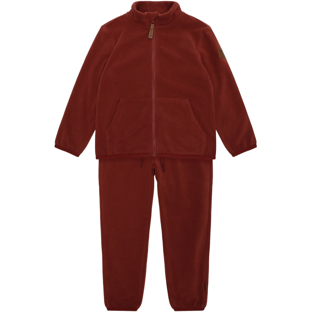 Mikk-Line Fleece Jakke Fleece Henna