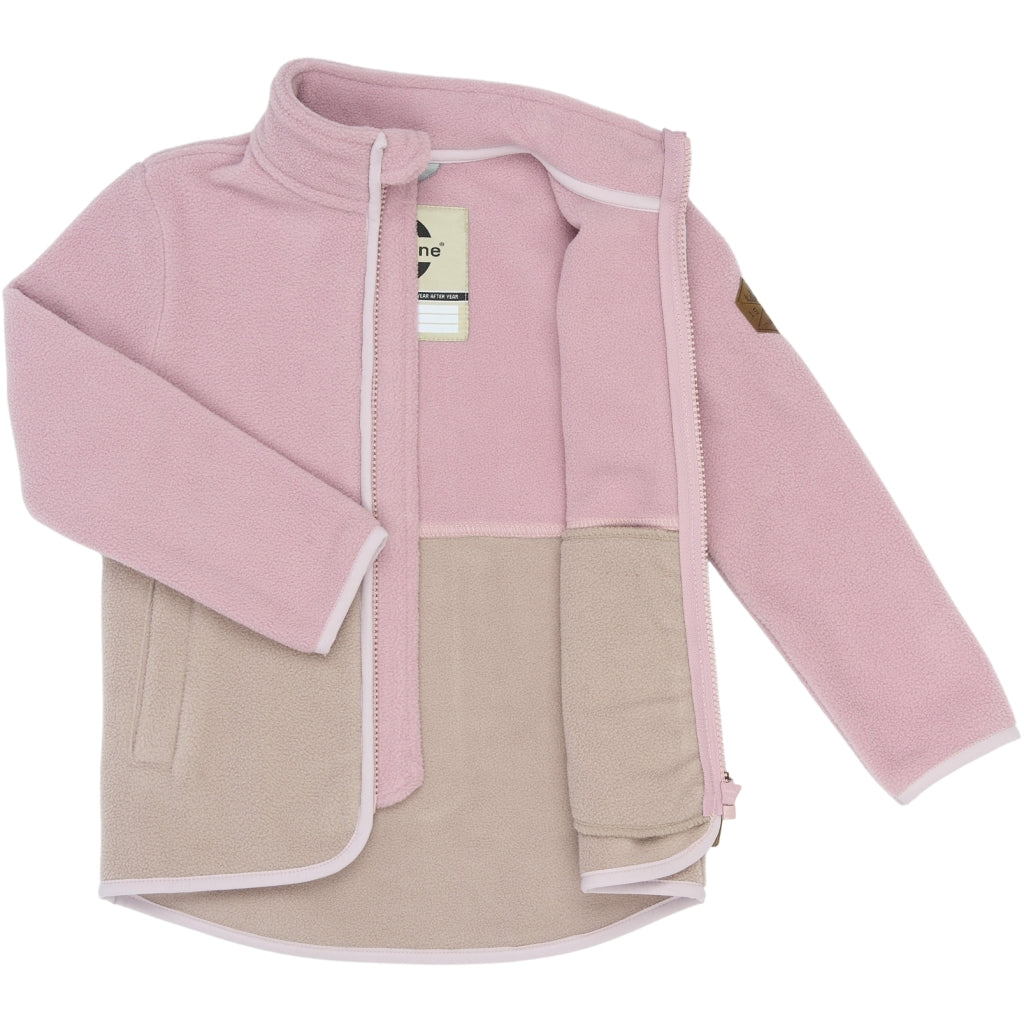 Mikk-Line Fleece Jakke Jakker Mauve Shadows