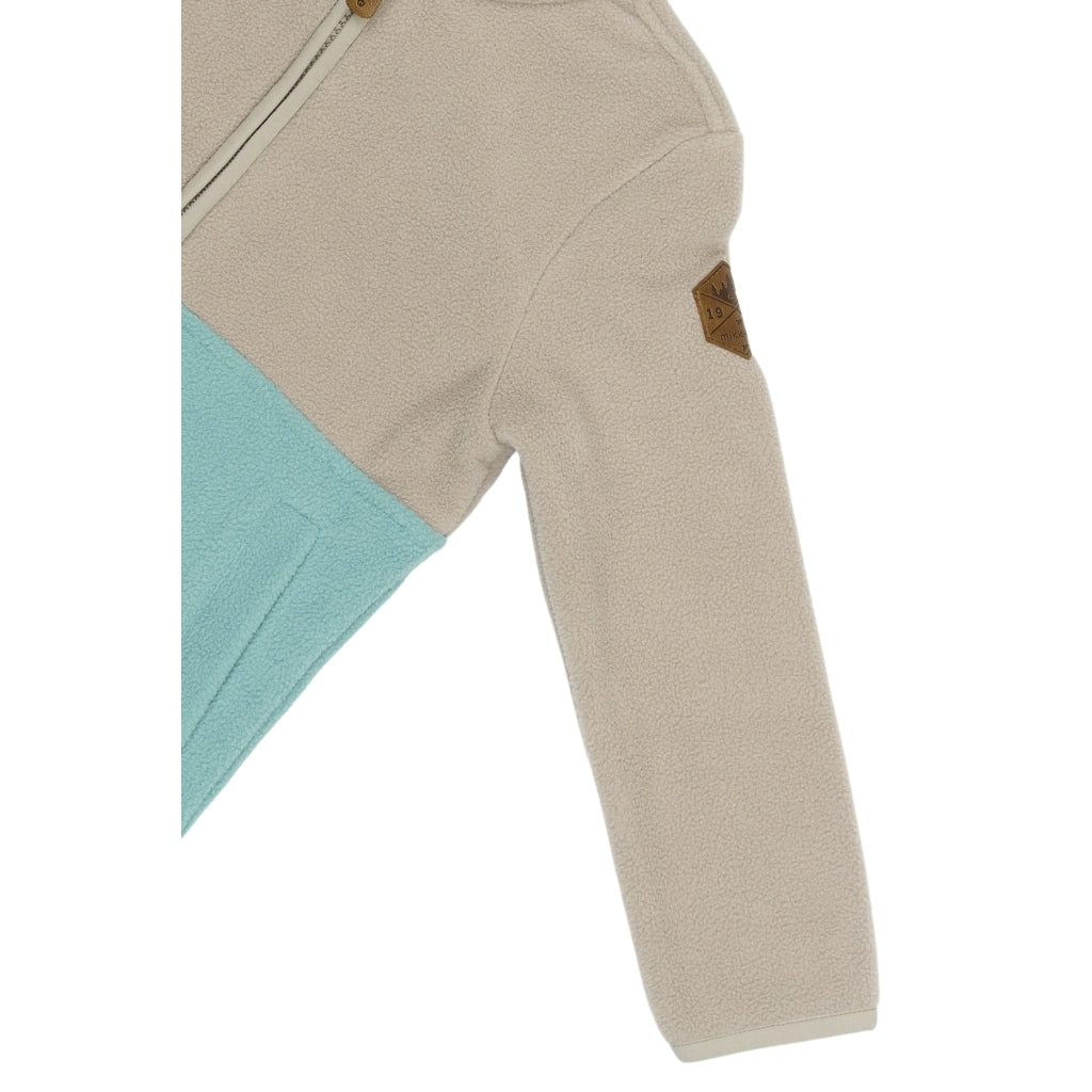 Mikk-Line Fleece Jakke Jakker Stone Blue
