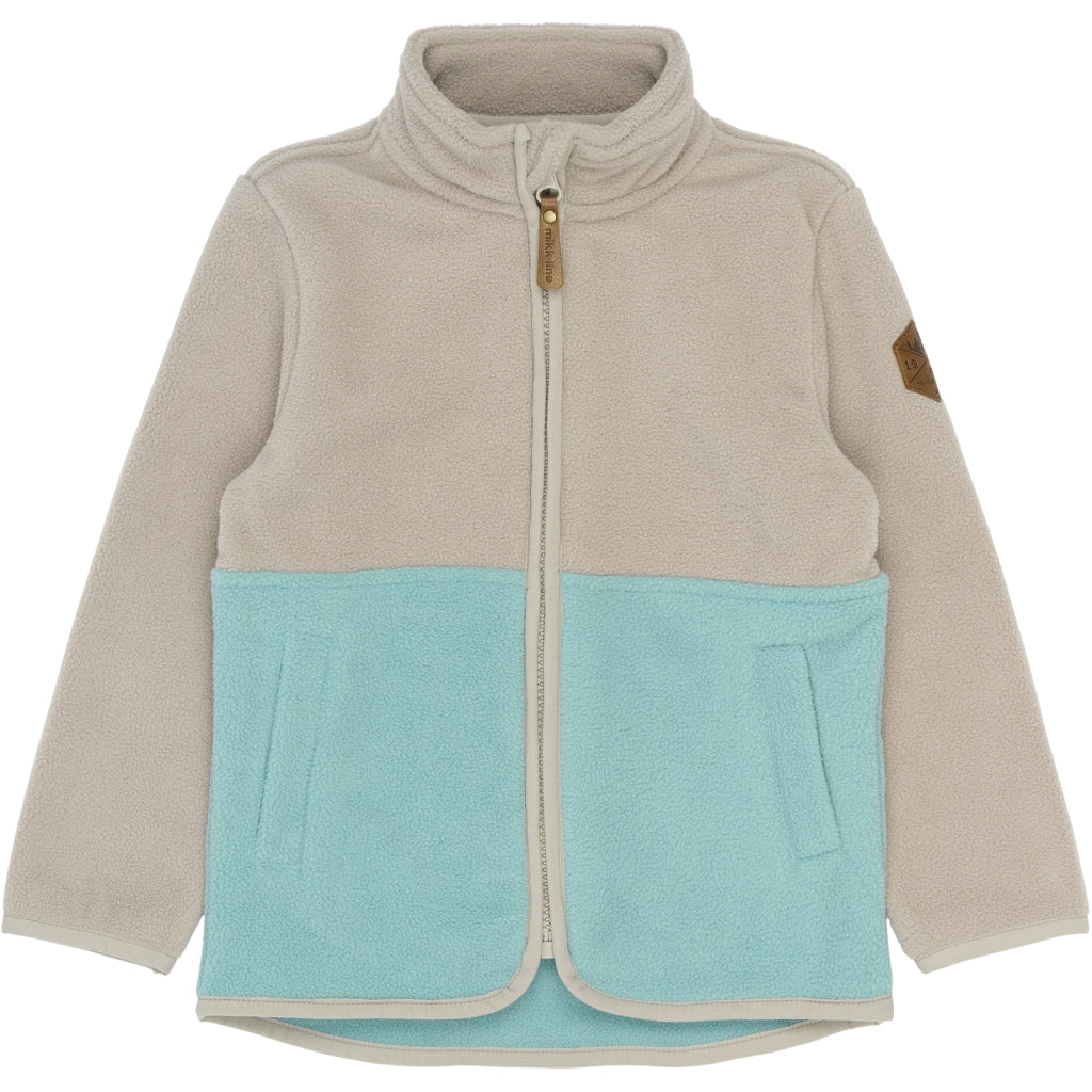 Mikk-Line Fleece Jakke Jakker Stone Blue