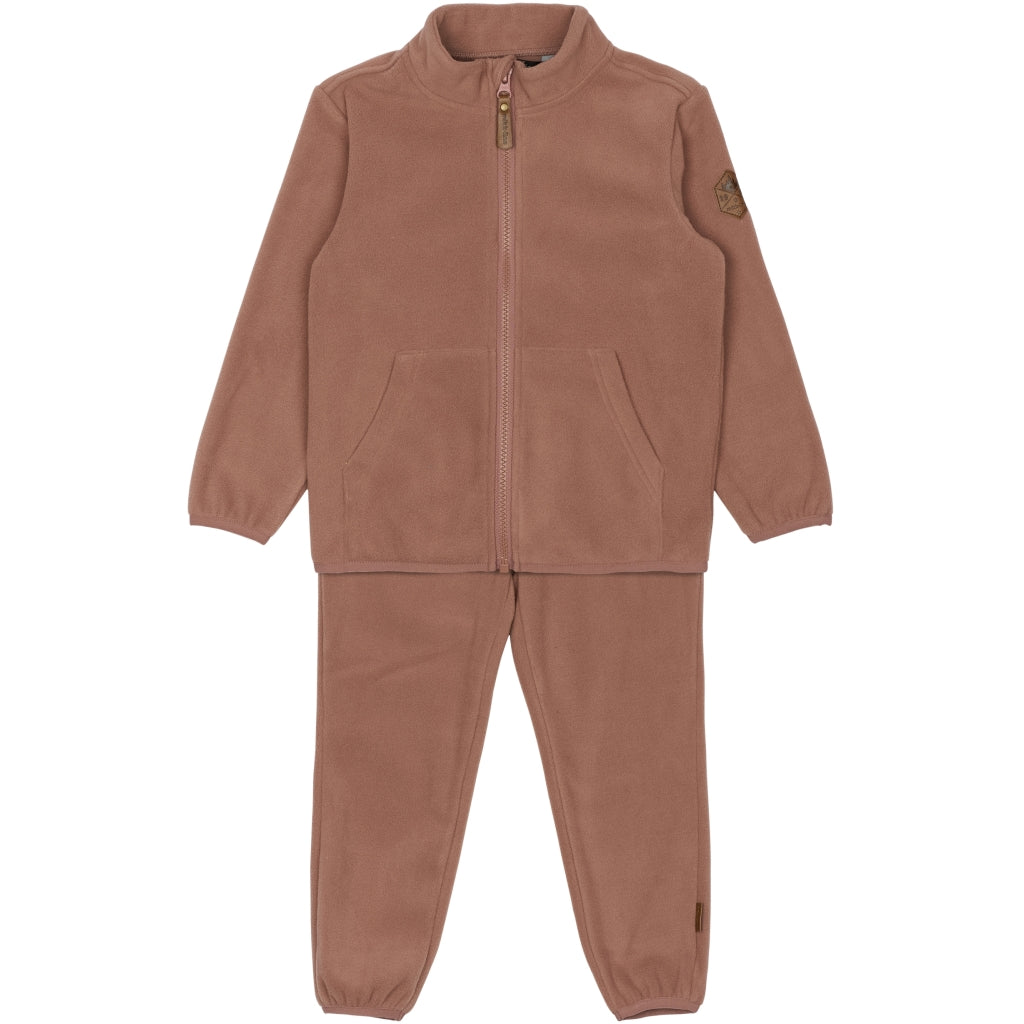 Mikk-Line Fleece Sæt Set Burlwood
