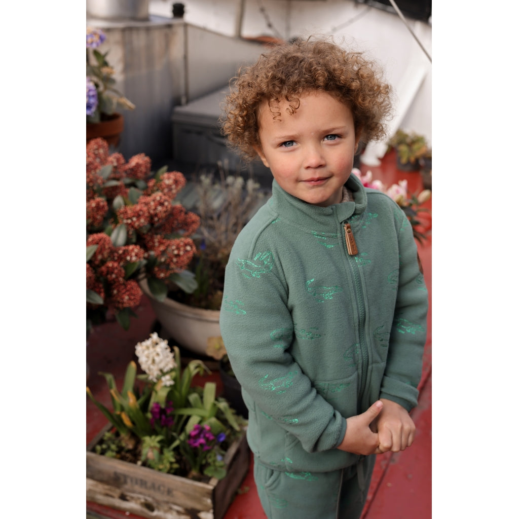 Mikk-Line Fleece Sæt (Mønstret) Set Croco Foil AOP