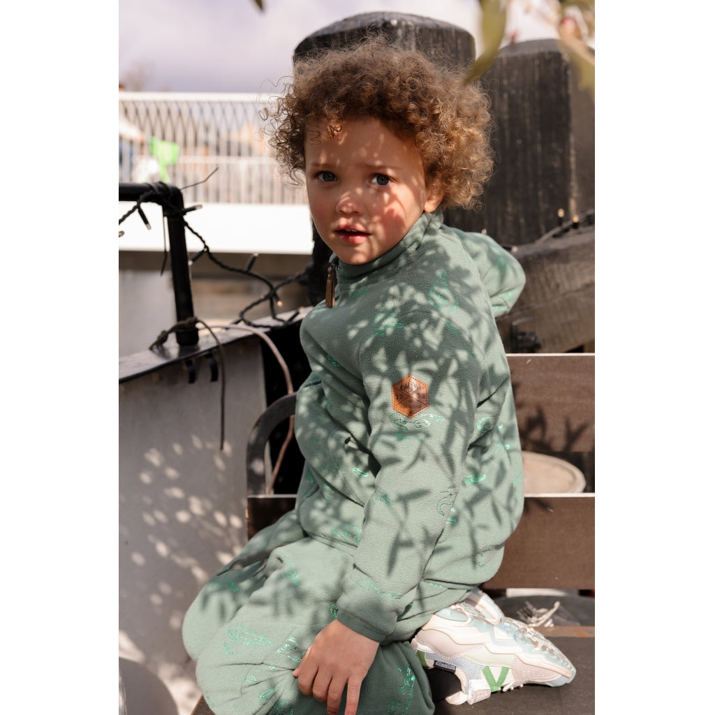 Mikk-Line Fleece Sæt (Mønstret) Set Croco Foil AOP