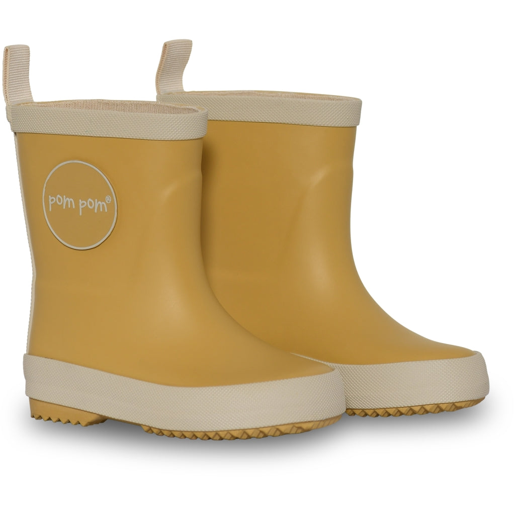 POM POM GumBoots™ Rubber Boots Dusty Yellow