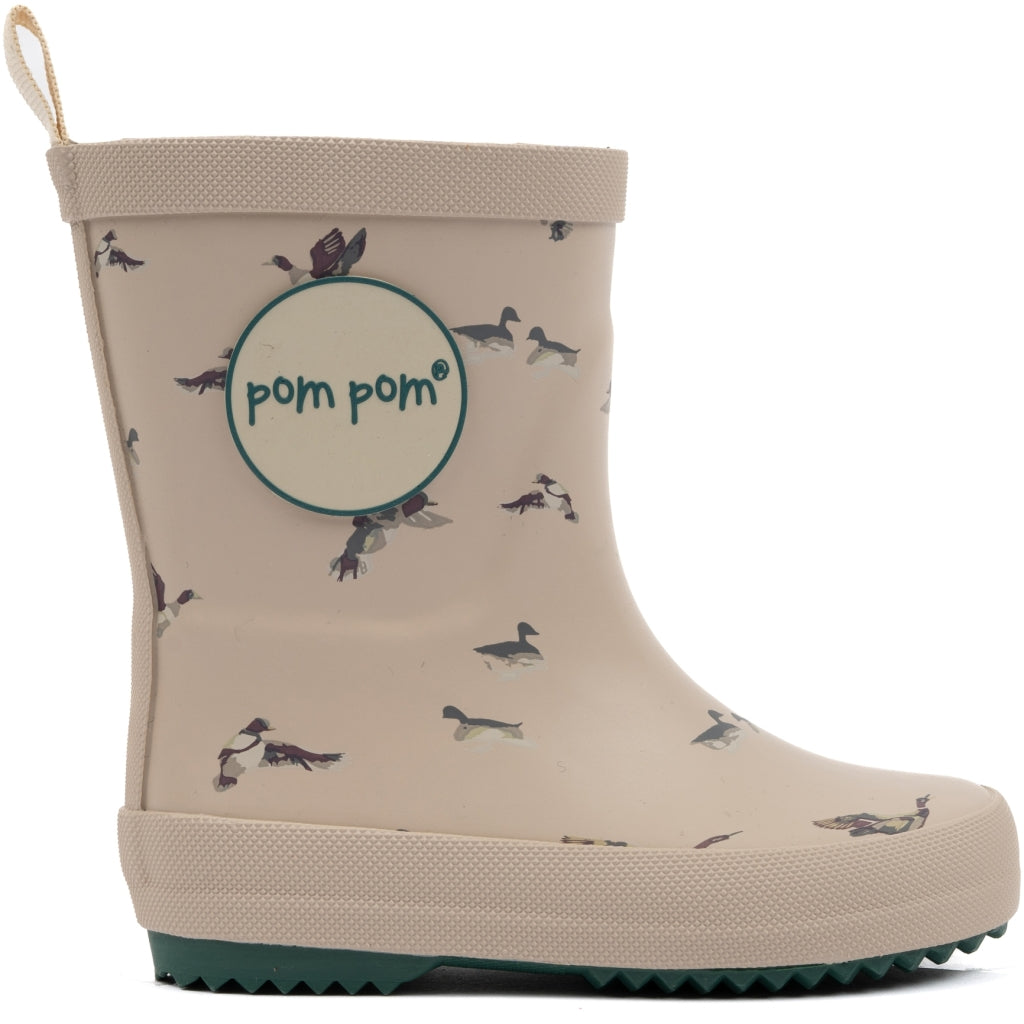 POM POM GumBoots™ AOP GumBoots Duck/Emerald Green