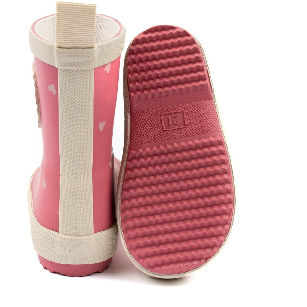POM POM GumBoots AOP Rubber Boots Heart AOP