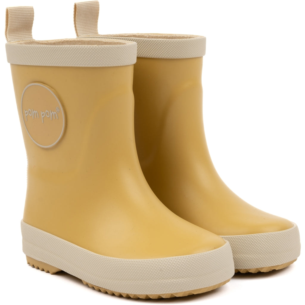 POM POM GumBoots™ Solid GumBoots Dusty Yellow