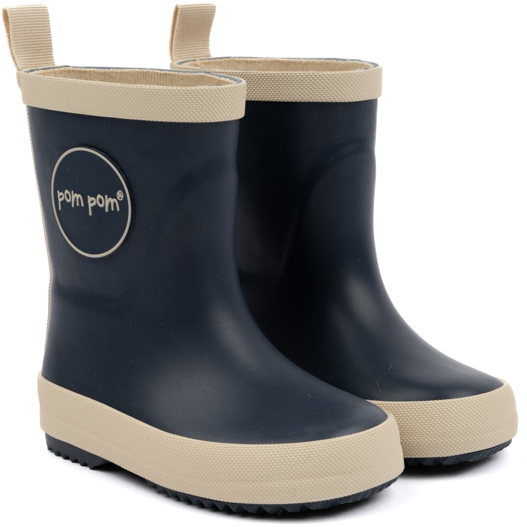 POM POM GumBoots™ Solid GumBoots Navy