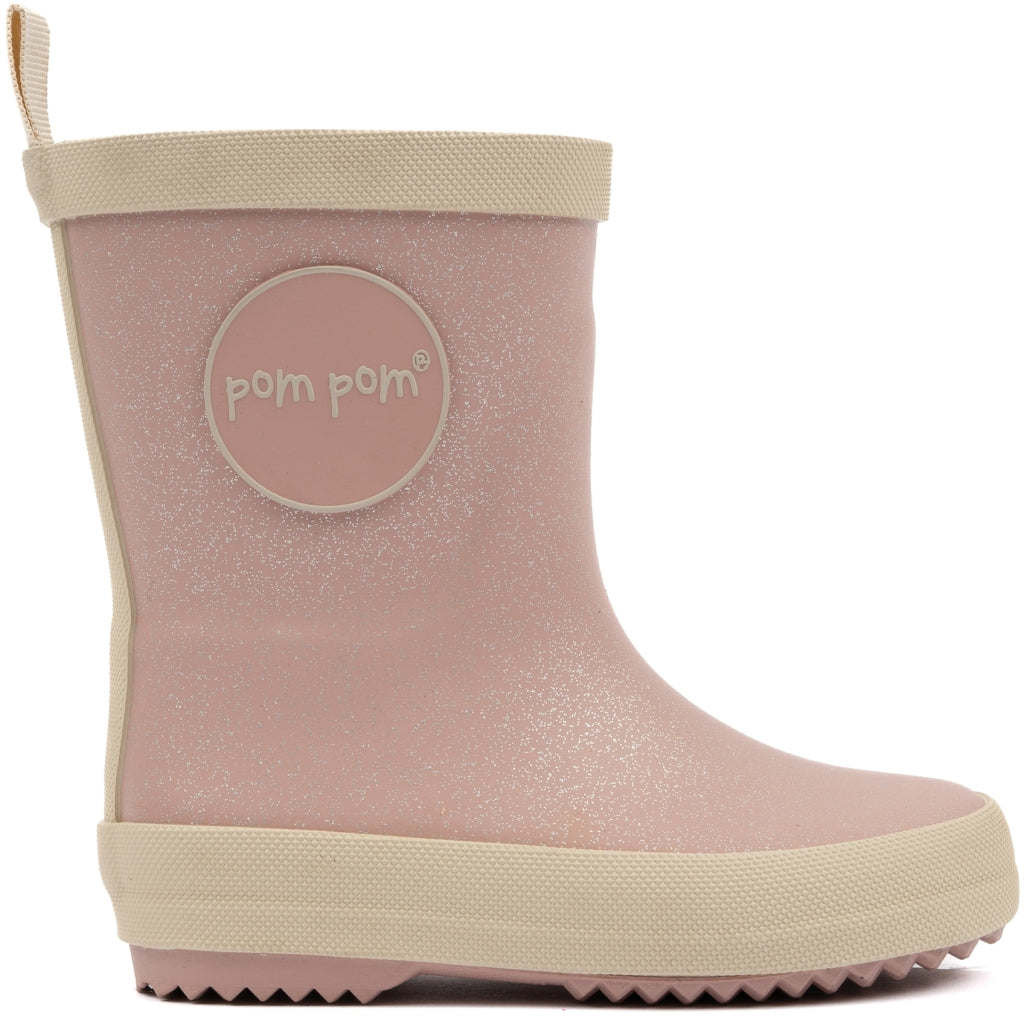 POM POM GumBoots™ Solid GumBoots Rose Glitter