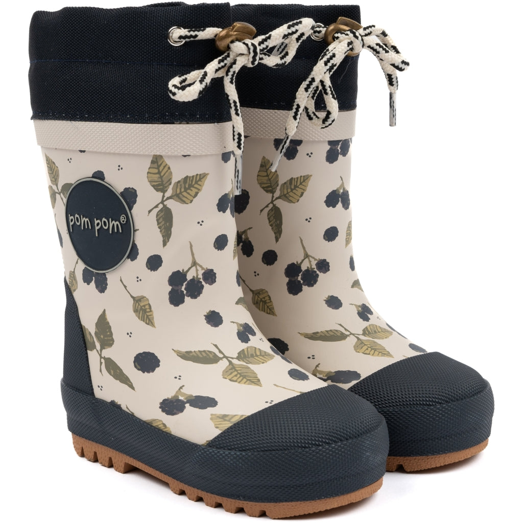 POM POM GumBoots™ Thermo GumBoots Blackberry/Navy