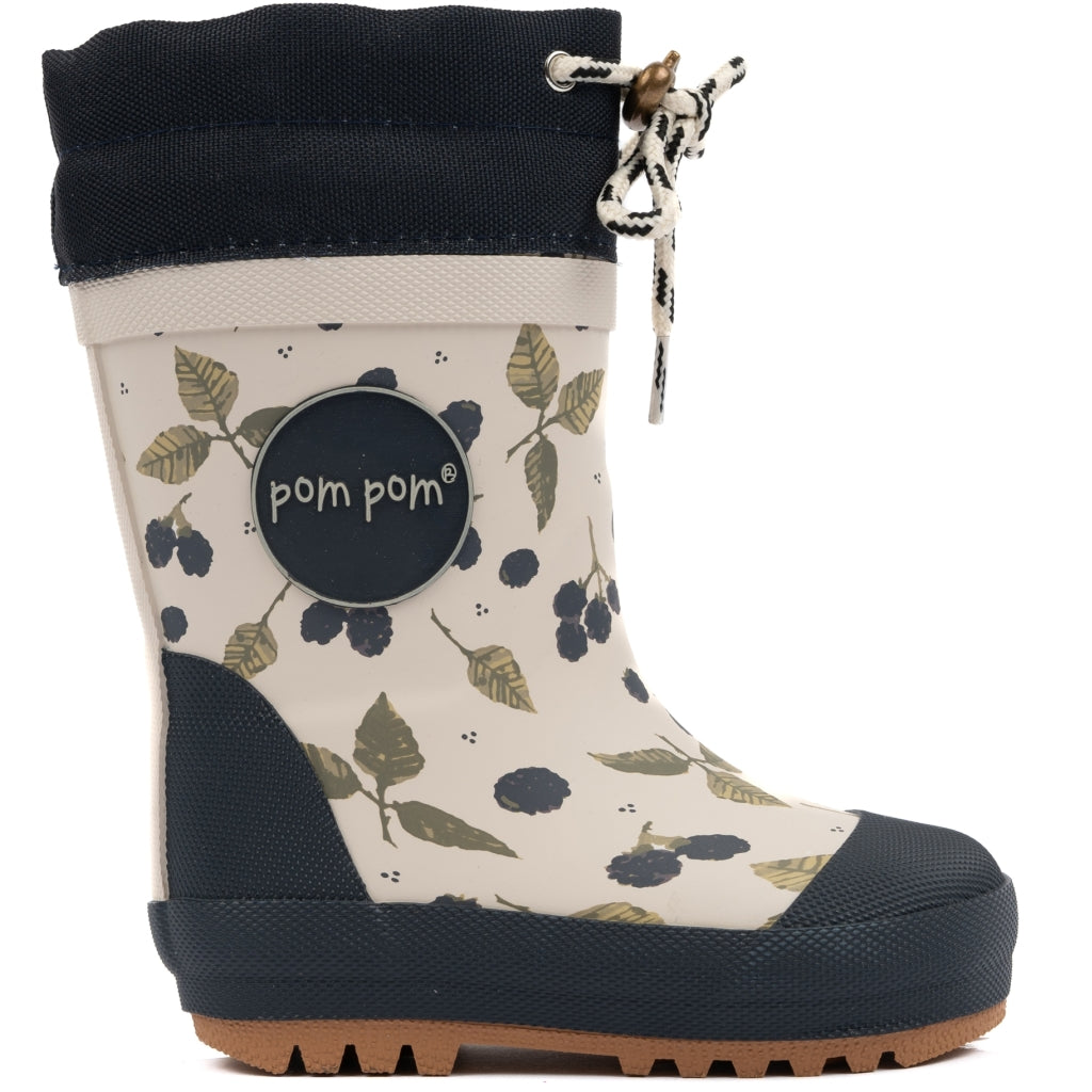 POM POM GumBoots™ Thermo GumBoots Blackberry/Navy