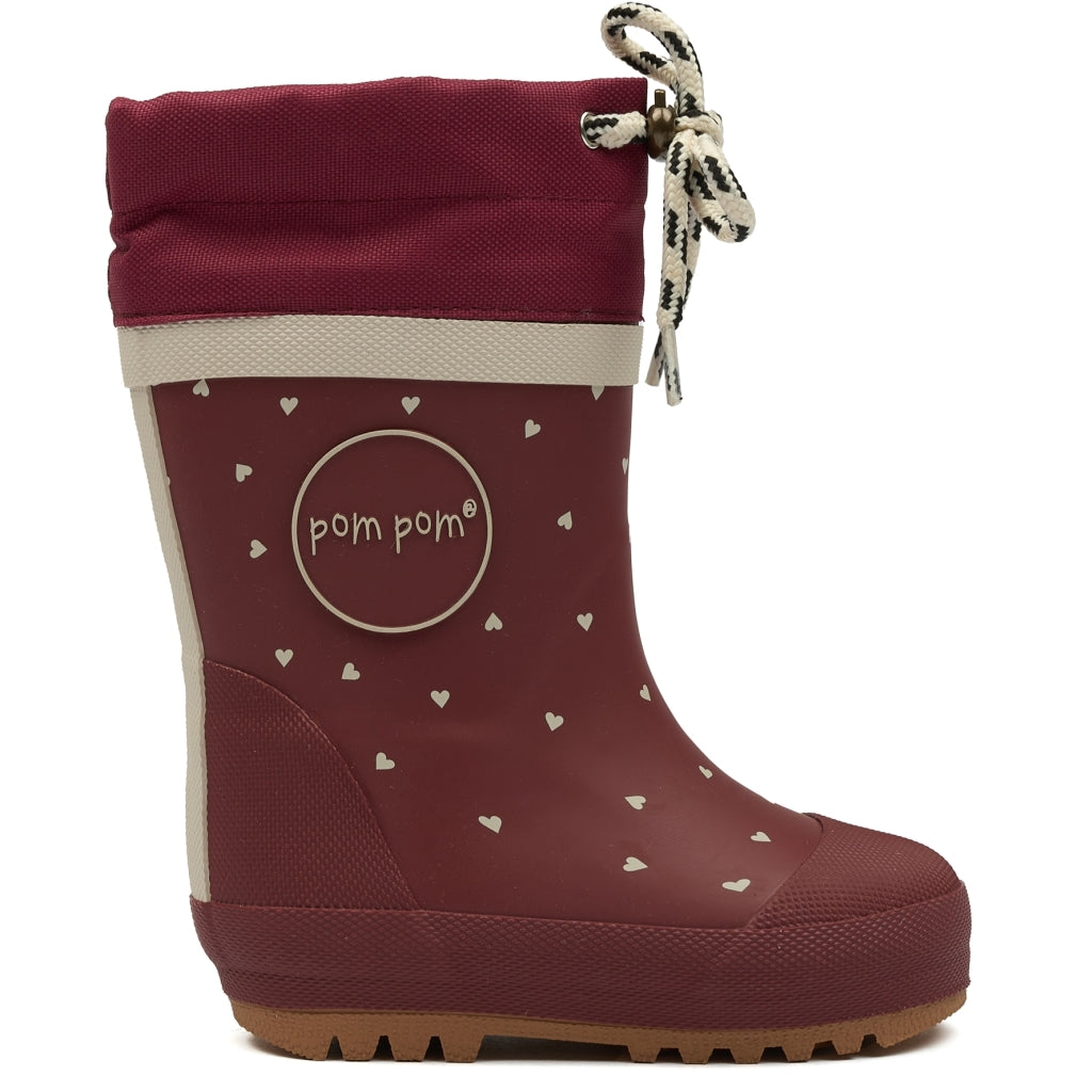 POM POM GumBoots™ Thermo Rubber Boots Heart