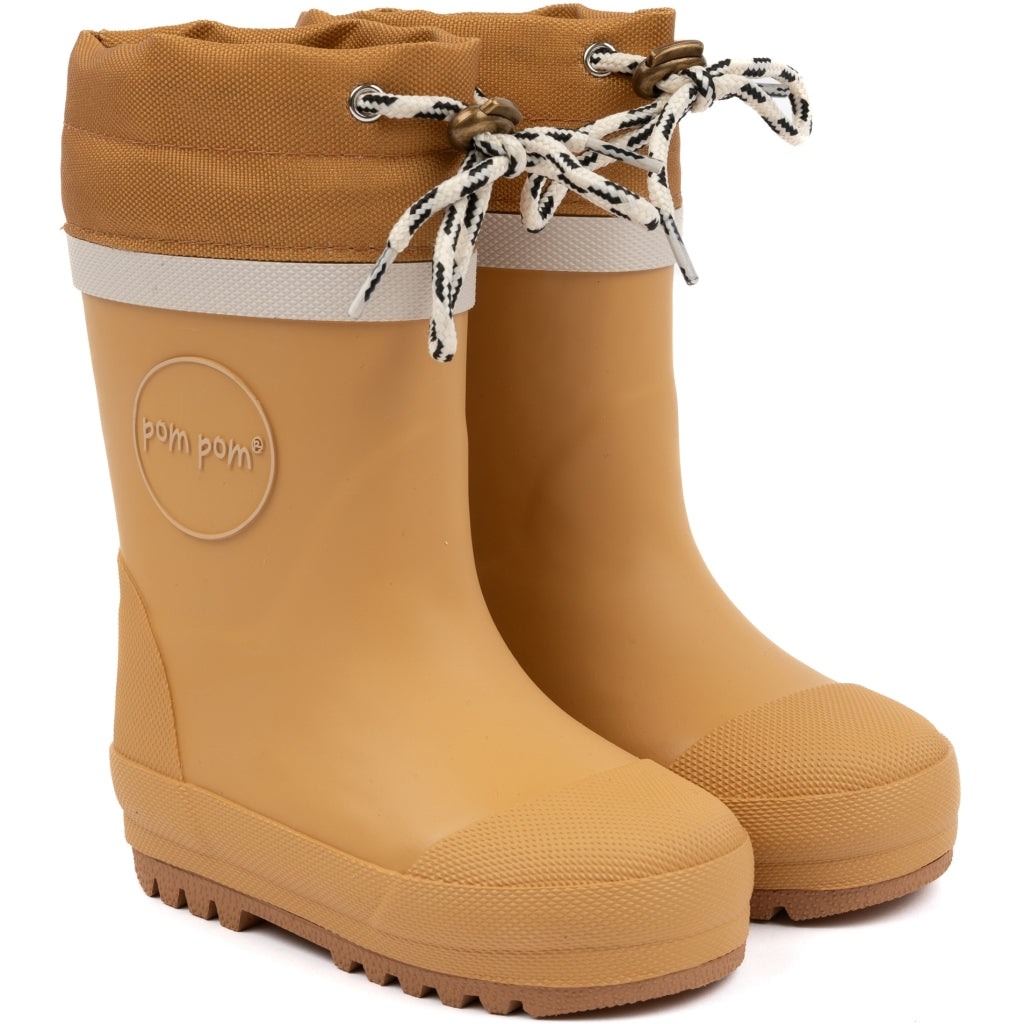 POM POM GumBoots™ Thermo Rubber Boots Mustard