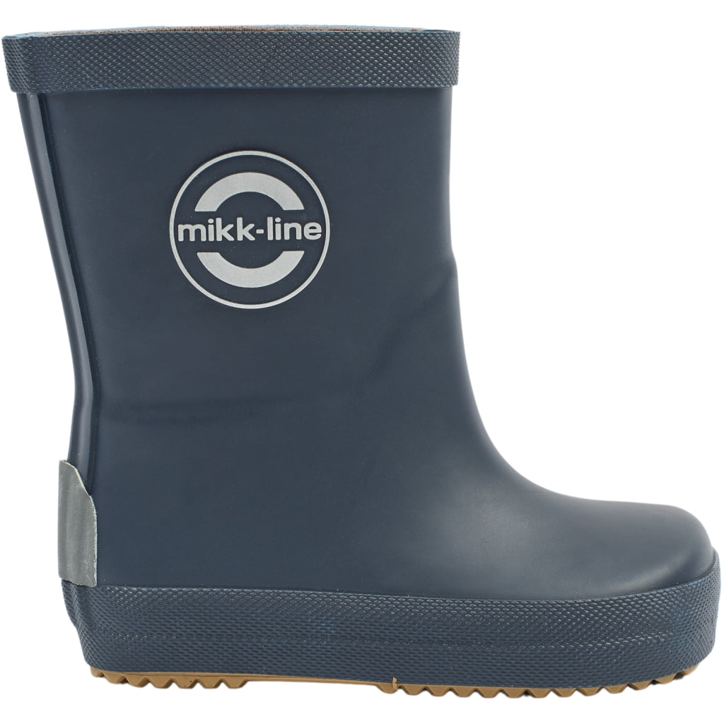 Mikk-Line Gummistøvler Ensfarvet Barefoot Blue Nights