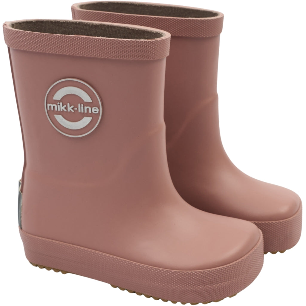 Mikk-Line Gummistøvler Ensfarvet Barefoot Burlwood