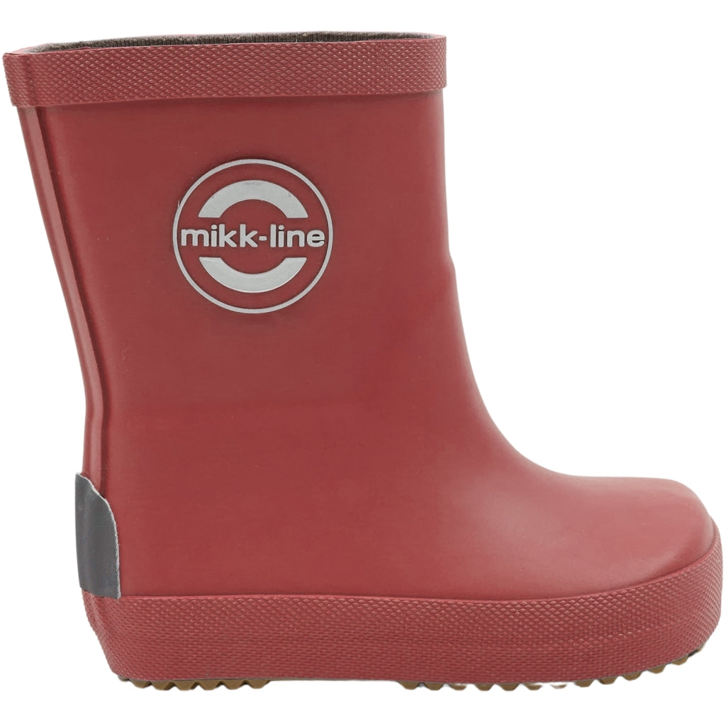 Mikk-Line Gummistøvler Ensfarvet Barefoot Cranberry