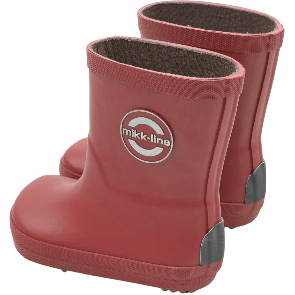 Mikk-Line Gummistøvler Ensfarvet Barefoot Cranberry