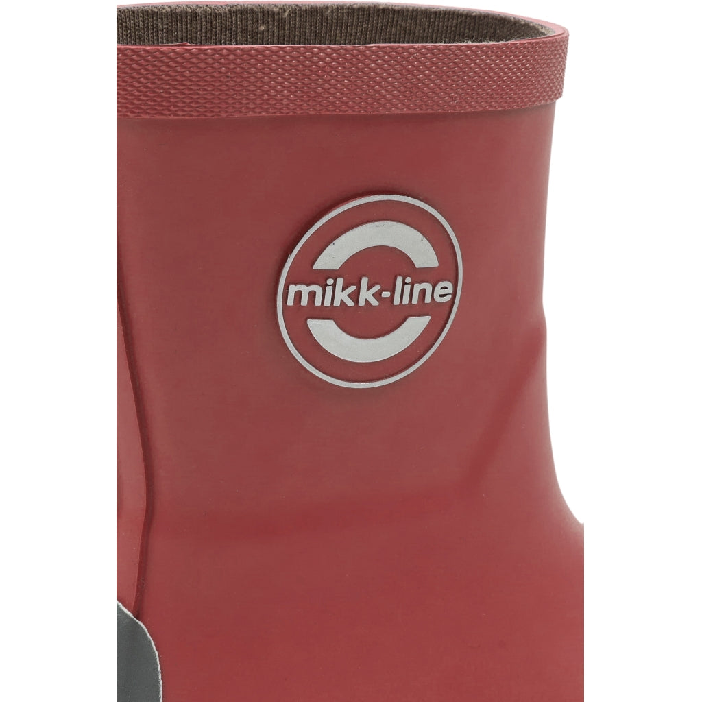 Mikk-Line Gummistøvler Ensfarvet Barefoot Cranberry