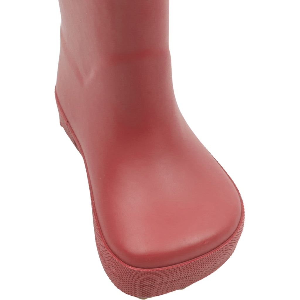 Mikk-Line Gummistøvler Ensfarvet Barefoot Cranberry