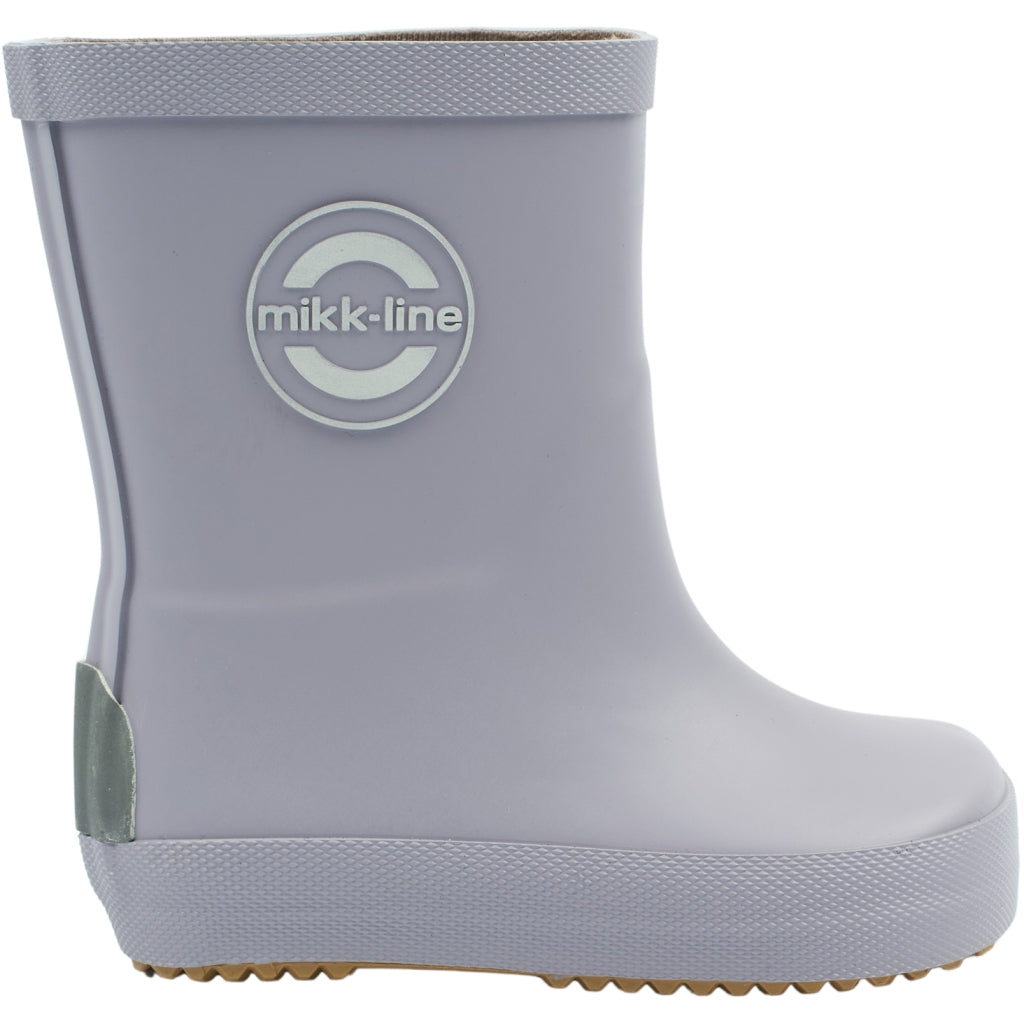 Mikk-Line Gummistøvler Ensfarvet Barefoot Lavender Gray