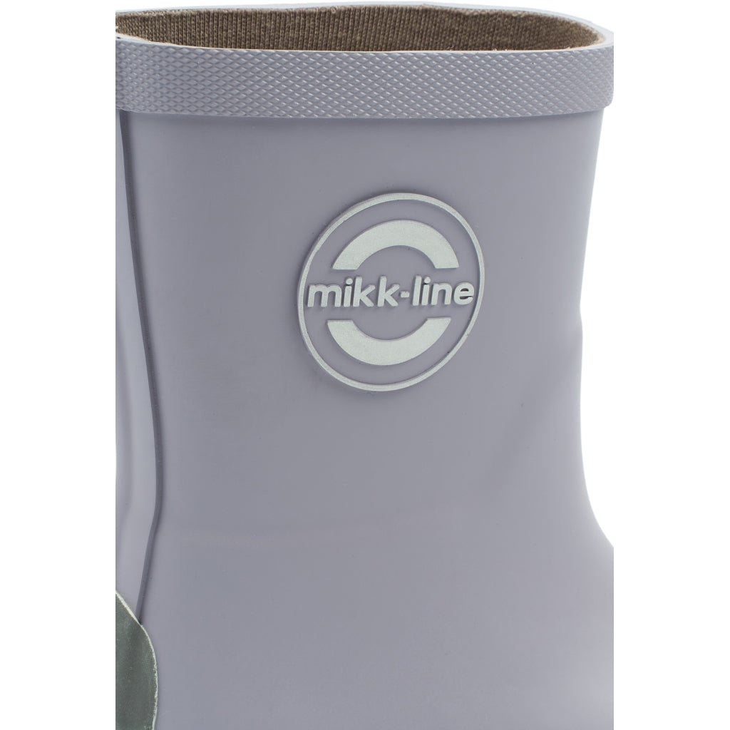 Mikk-Line Gummistøvler Ensfarvet Barefoot Lavender Gray