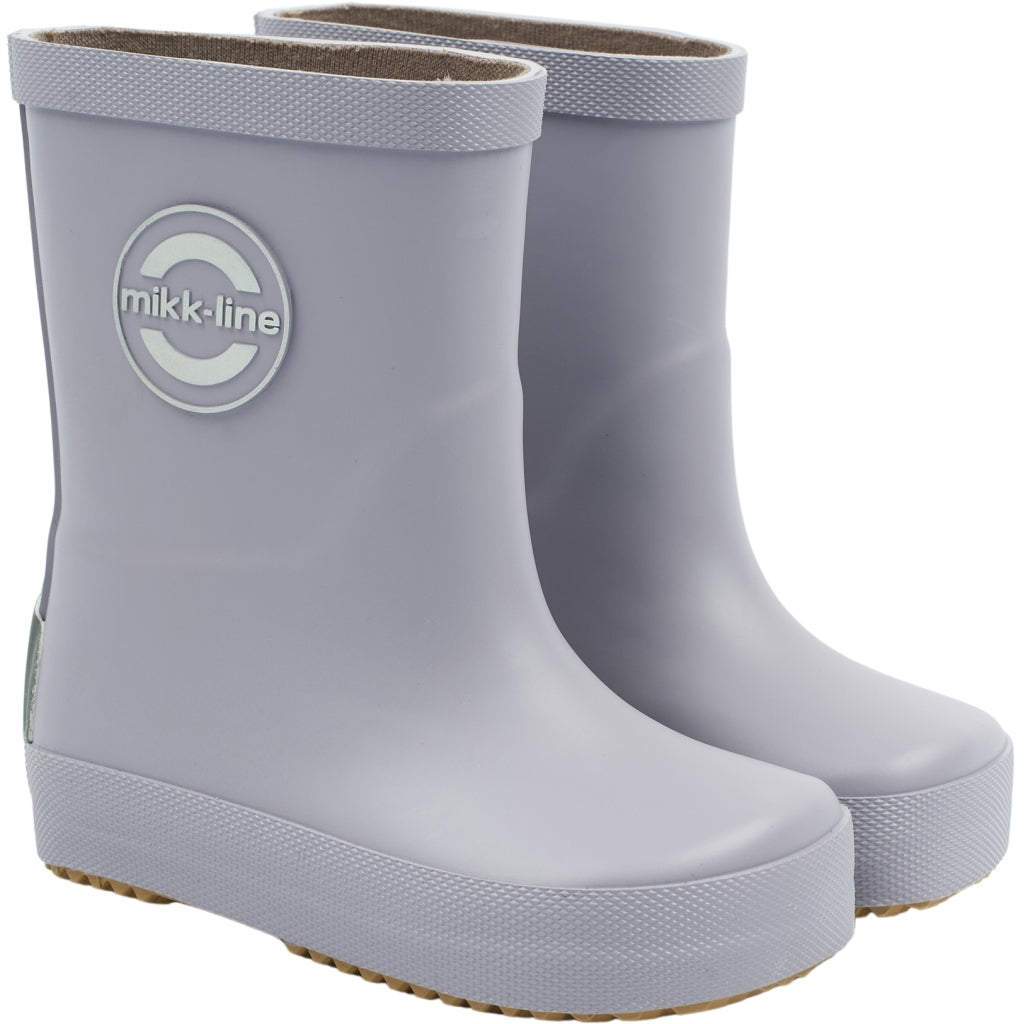 Mikk-Line Gummistøvler Ensfarvet Barefoot Lavender Gray