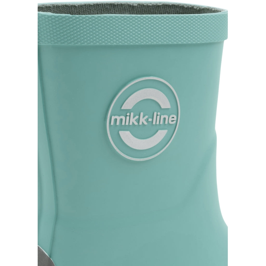 Mikk-Line Gummistøvler Ensfarvet Barefoot Stone Blue