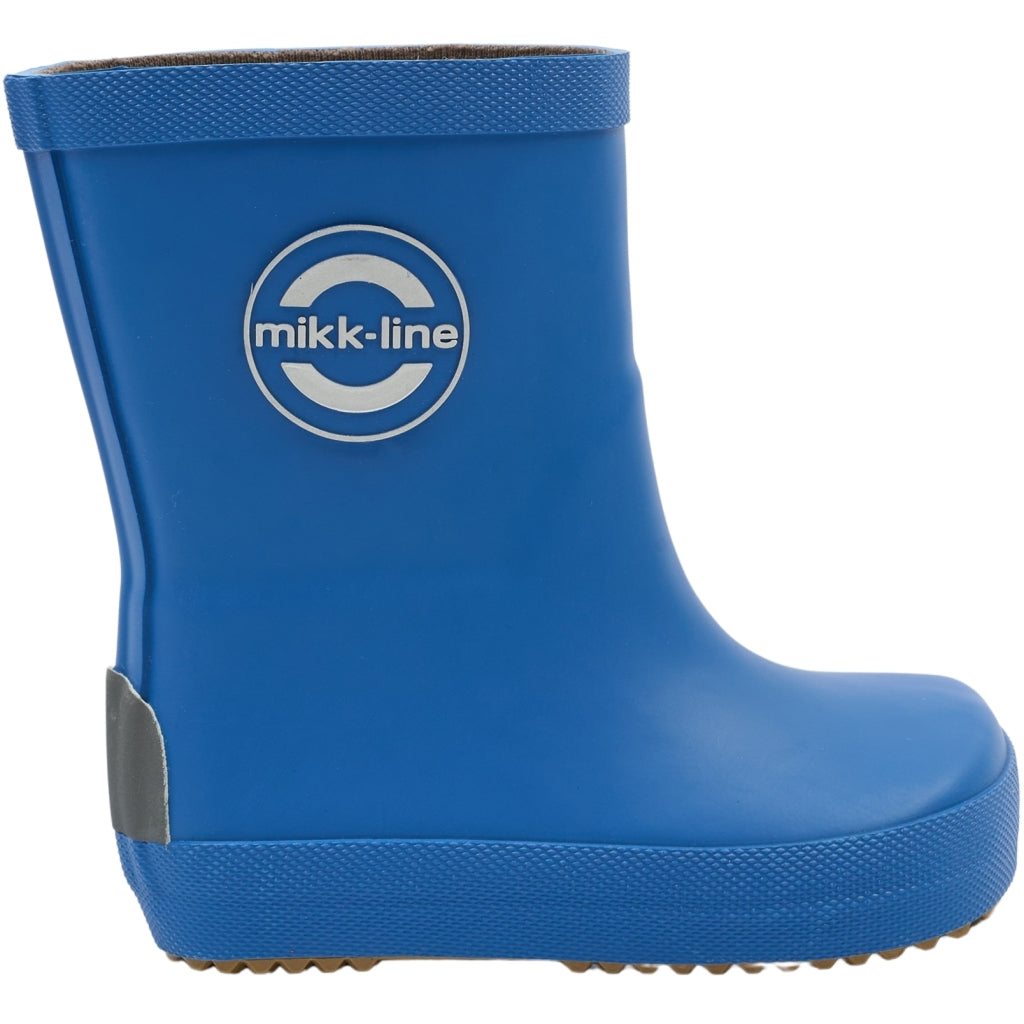 Mikk-Line Gummistøvler Ensfarvet Barefoot Strong Blue