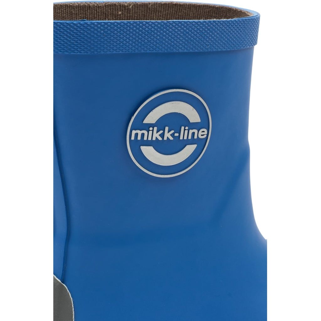 Mikk-Line Gummistøvler Ensfarvet Barefoot Strong Blue