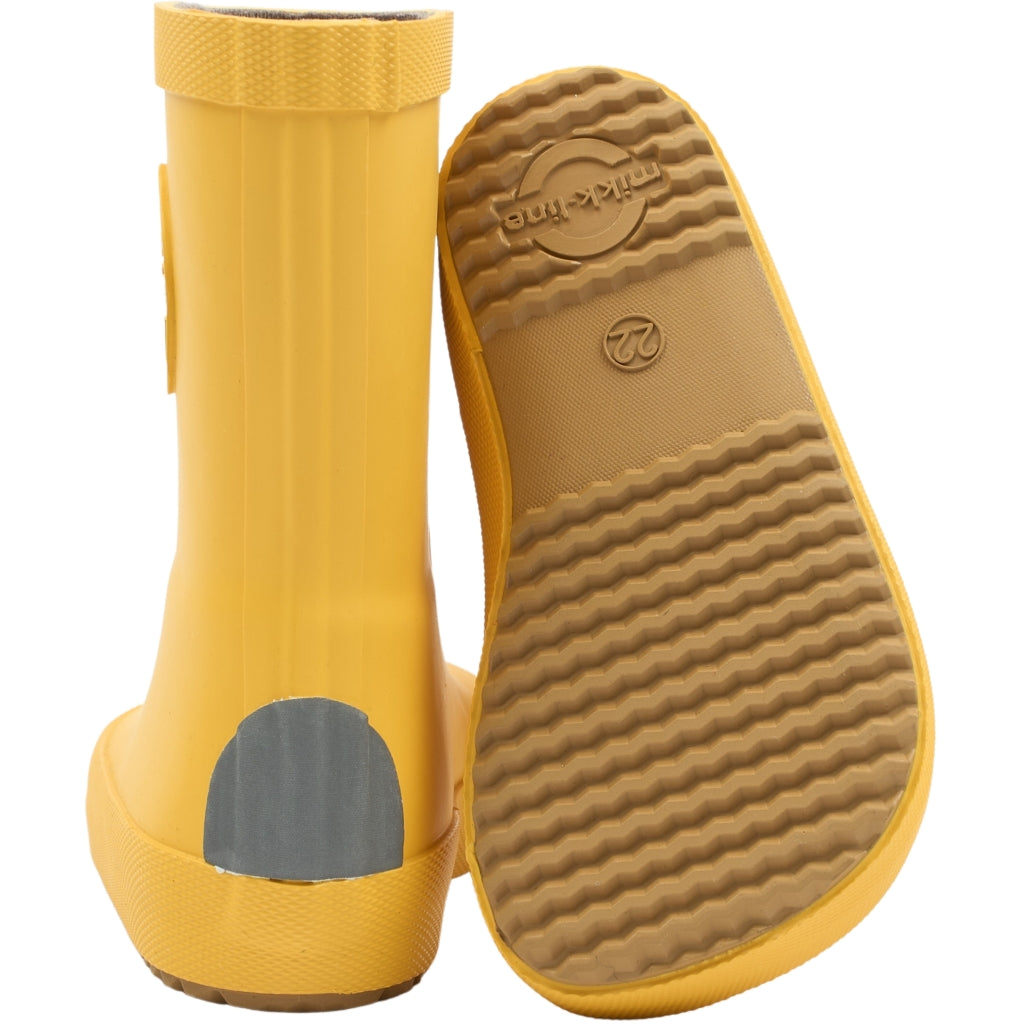 Mikk-Line Gummistøvler Ensfarvet Barefoot Sunflower