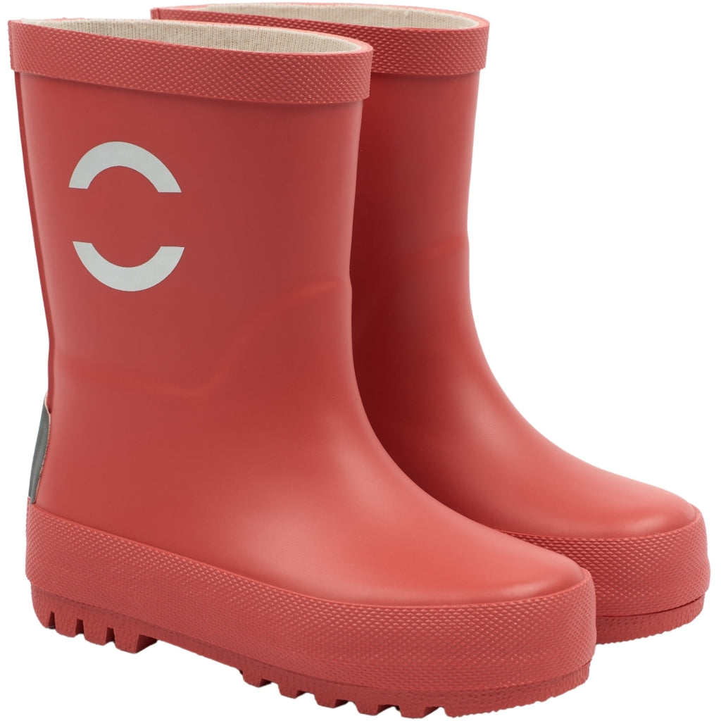 Mikk-Line Gummistøvler Ensfarvet Rubber Boots Cranberry