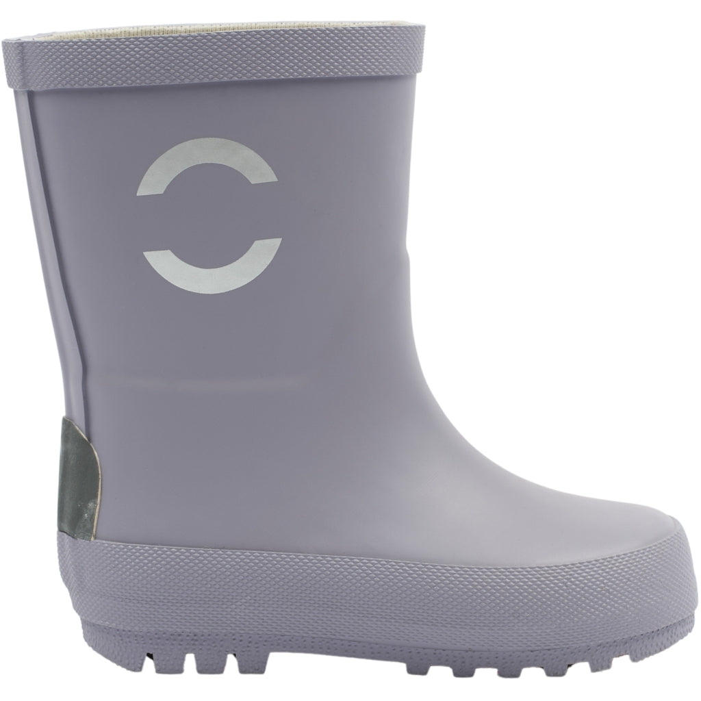 Mikk-Line Gummistøvler Ensfarvet Rubber Boots Lavender Gray