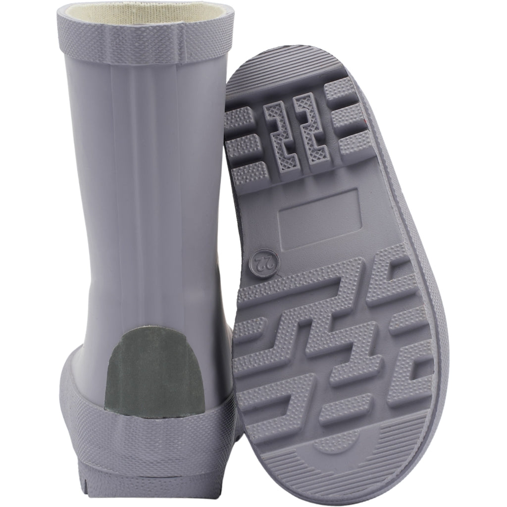 Mikk-Line Gummistøvler Ensfarvet Rubber Boots Lavender Gray