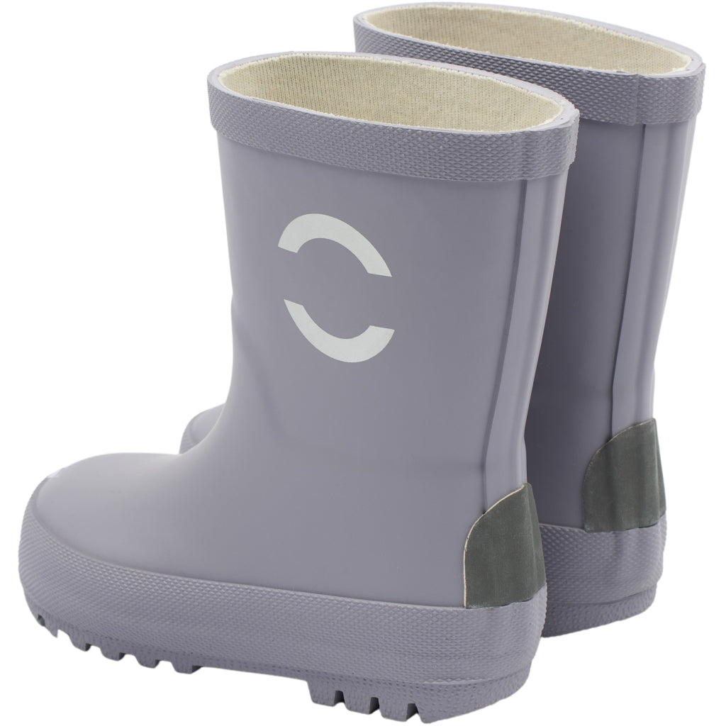 Mikk-Line Gummistøvler Ensfarvet Rubber Boots Lavender Gray