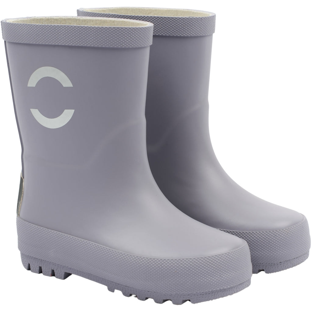 Mikk-Line Gummistøvler Ensfarvet Rubber Boots Lavender Gray