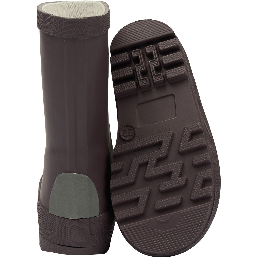 Mikk-Line Gummistøvler Ensfarvet Rubber Boots Raisin