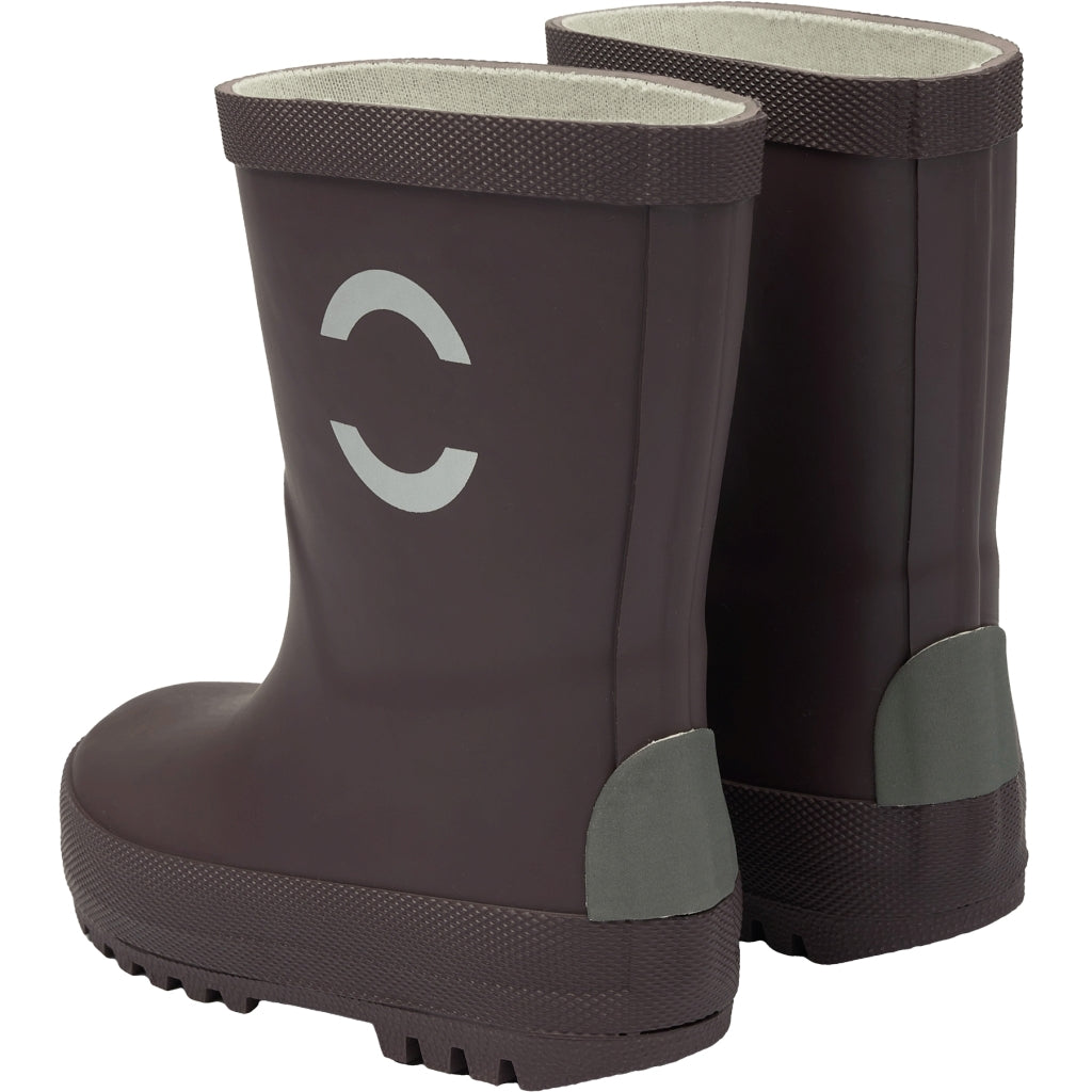 Mikk-Line Gummistøvler Ensfarvet Rubber Boots Raisin