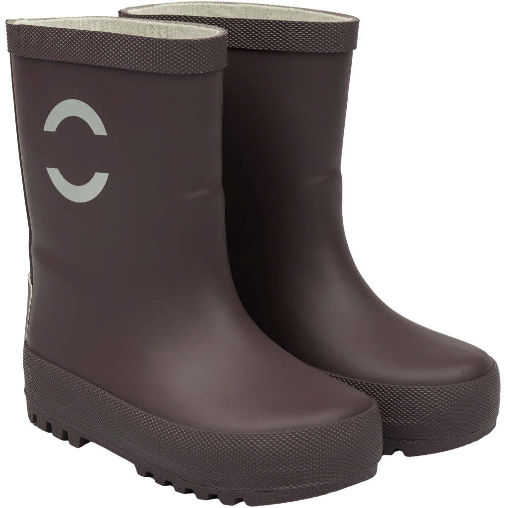 Mikk-Line Gummistøvler Ensfarvet Rubber Boots Raisin