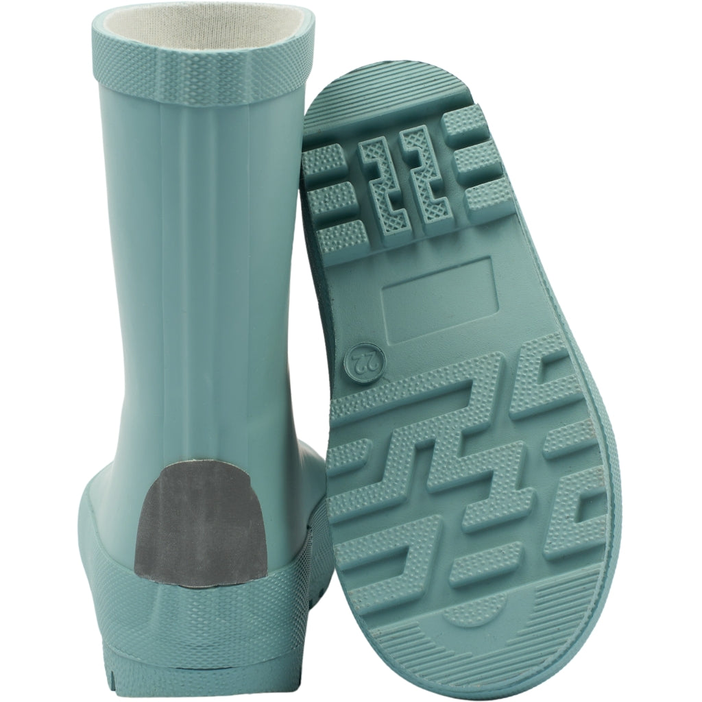 Mikk-Line Gummistøvler Ensfarvet Rubber Boots Stone Blue