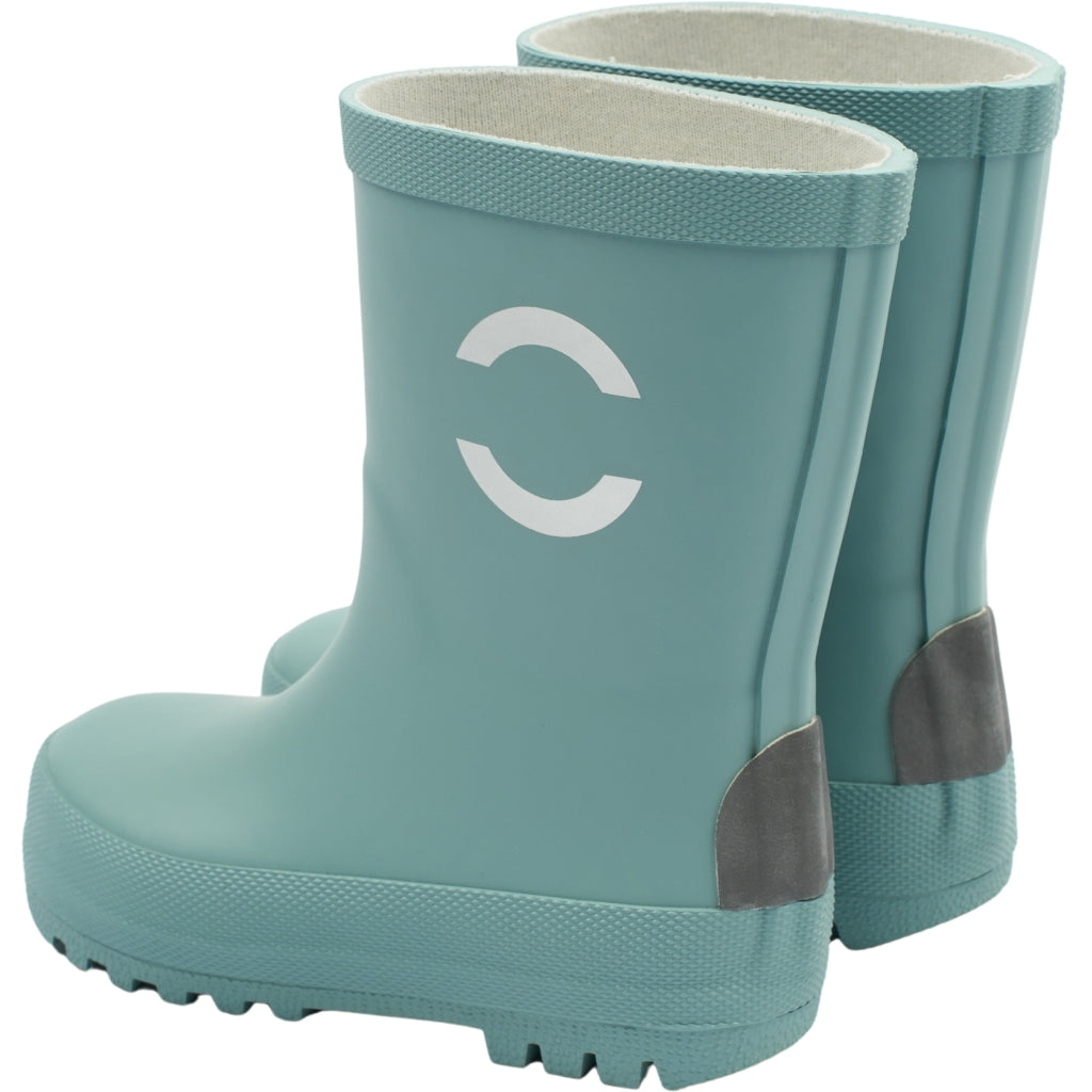 Mikk-Line Gummistøvler Ensfarvet Rubber Boots Stone Blue